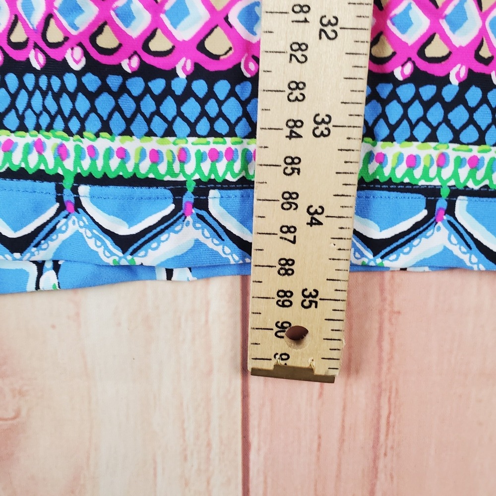 Lilly Pulitzer Brickell Dress Womens XS Pink Floral Print Nylon Stretch Upf 50+ - Picture 10 of 12